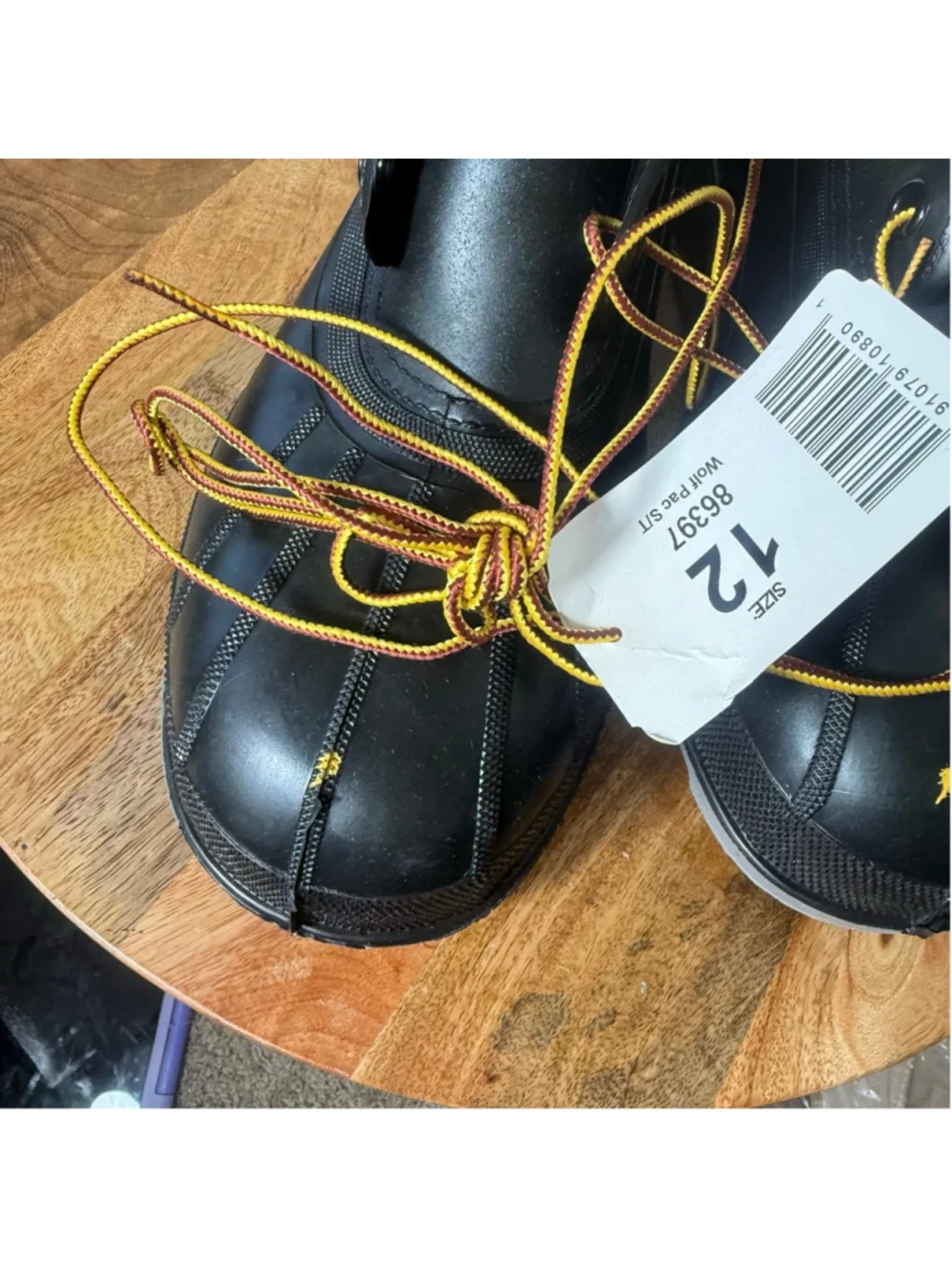 Men's ONGUARD INDUSTRIES Black Steel Toe Rain & Snow Boots Size 12